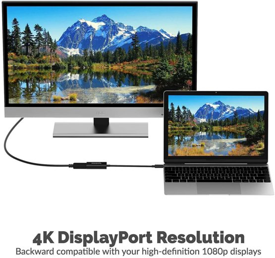 Sabrent USB 3.1 Type-C to DisplayPort Adapter (DA-DPUC) - Image 2