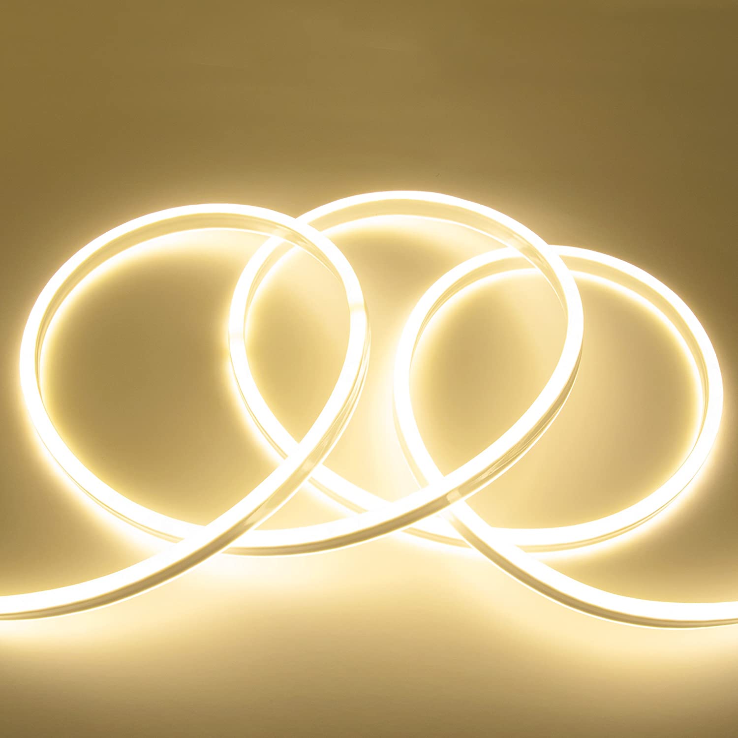 Global Gizmos 47530 5 Metre LED Strip Lights / Flexible Rope Lights / Neon Style Glow / Great for Bedrooms & TV Backlight / Indoors or Outdoors / Warm White Colour - Image 3