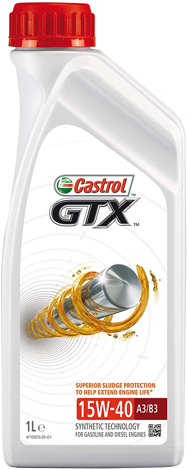 Castrol 14F730 GTX 15W40 A3/B3 Engine Oil, 1 L