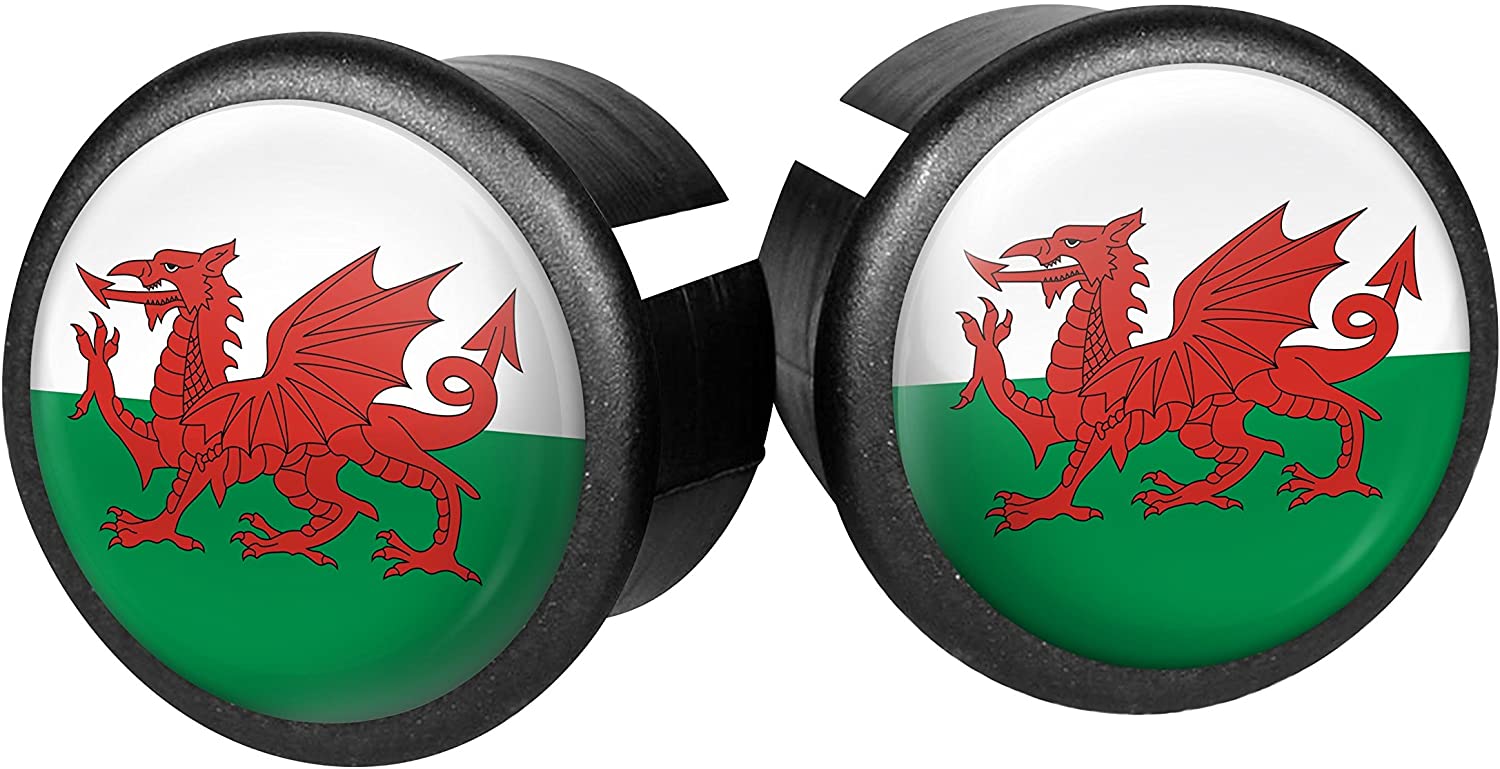 Velox Flag Bar End Plugs, Wales