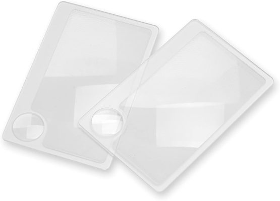 Carson WM-01 Credit Card Sized 2.5x Wallet Magnifier with 6x Spot Lens (Pack of 2) - Image 2