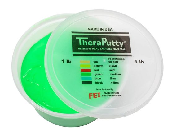 Cando® TheraPutty - Therapeutic modelling clay - 450 g - green (medium)