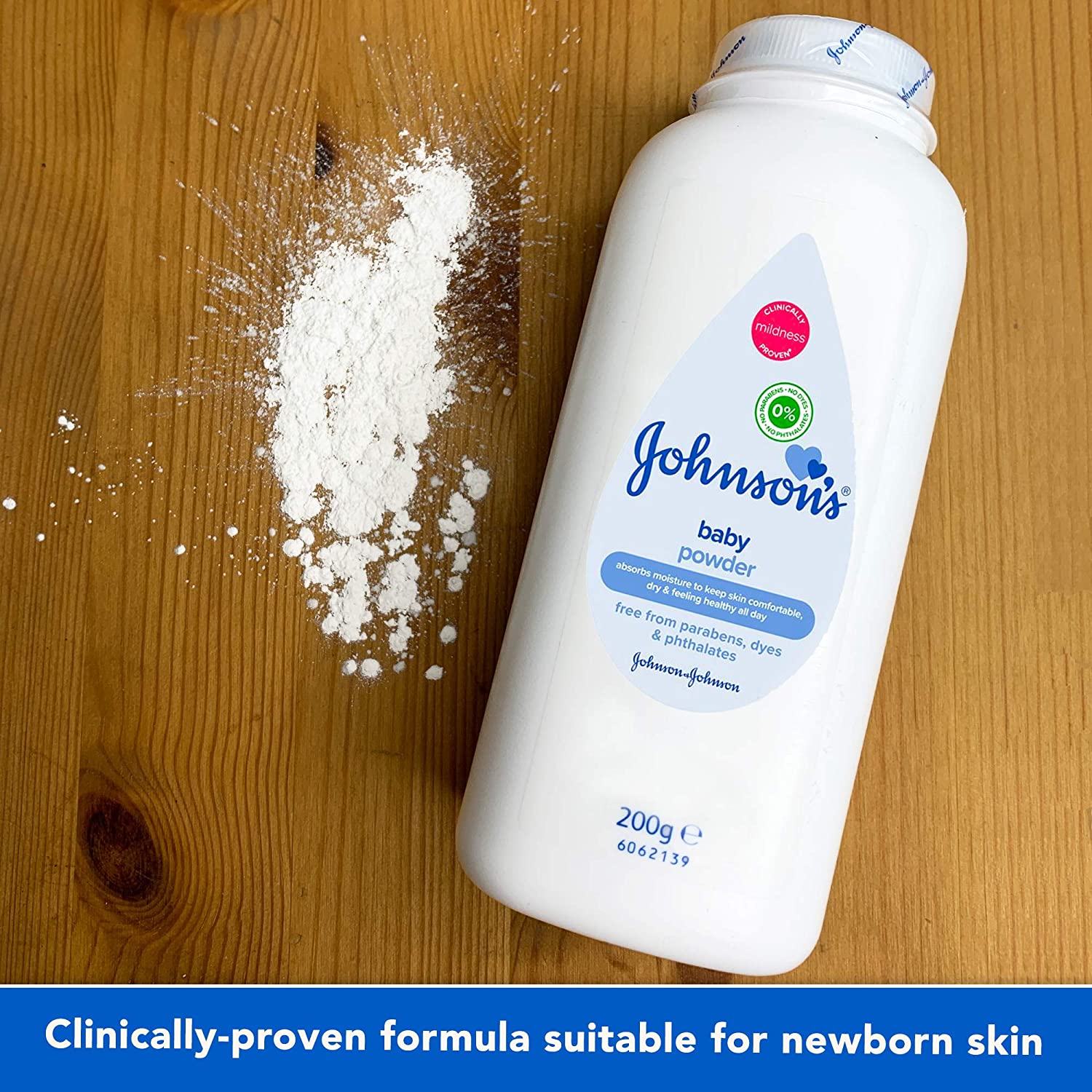 Johnson’s Baby Talcum Powder Multipack of 2, 200 g (Pack of 2) - Image 2