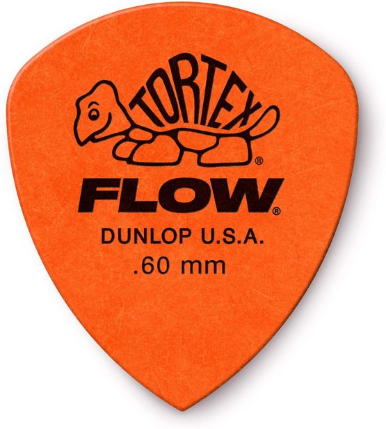 DUNLOP TORTEX® FLOW® PICKS – Standard .60 mm – Orange (Set of 12 pieces) - Image 2