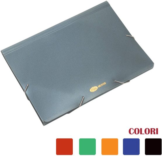 Document Holder 12 Compartments A4 Blue - Image 2
