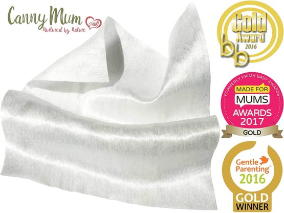 CannyMum Nappy Liners, Pure Baby Wipes, XL Pack 200 Bamboo Sheets, Chemical Free, Biodegradable, Compostable, Plastic Free Cloths - Image 2