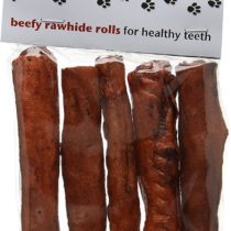 PJ Pet Poducts Beefy Rawhide Rolls 15 cm (50 Pieces x 22 g)