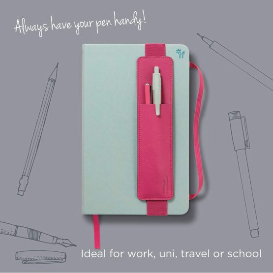 Bookaroo Pen Pouch - Pink - Image 2