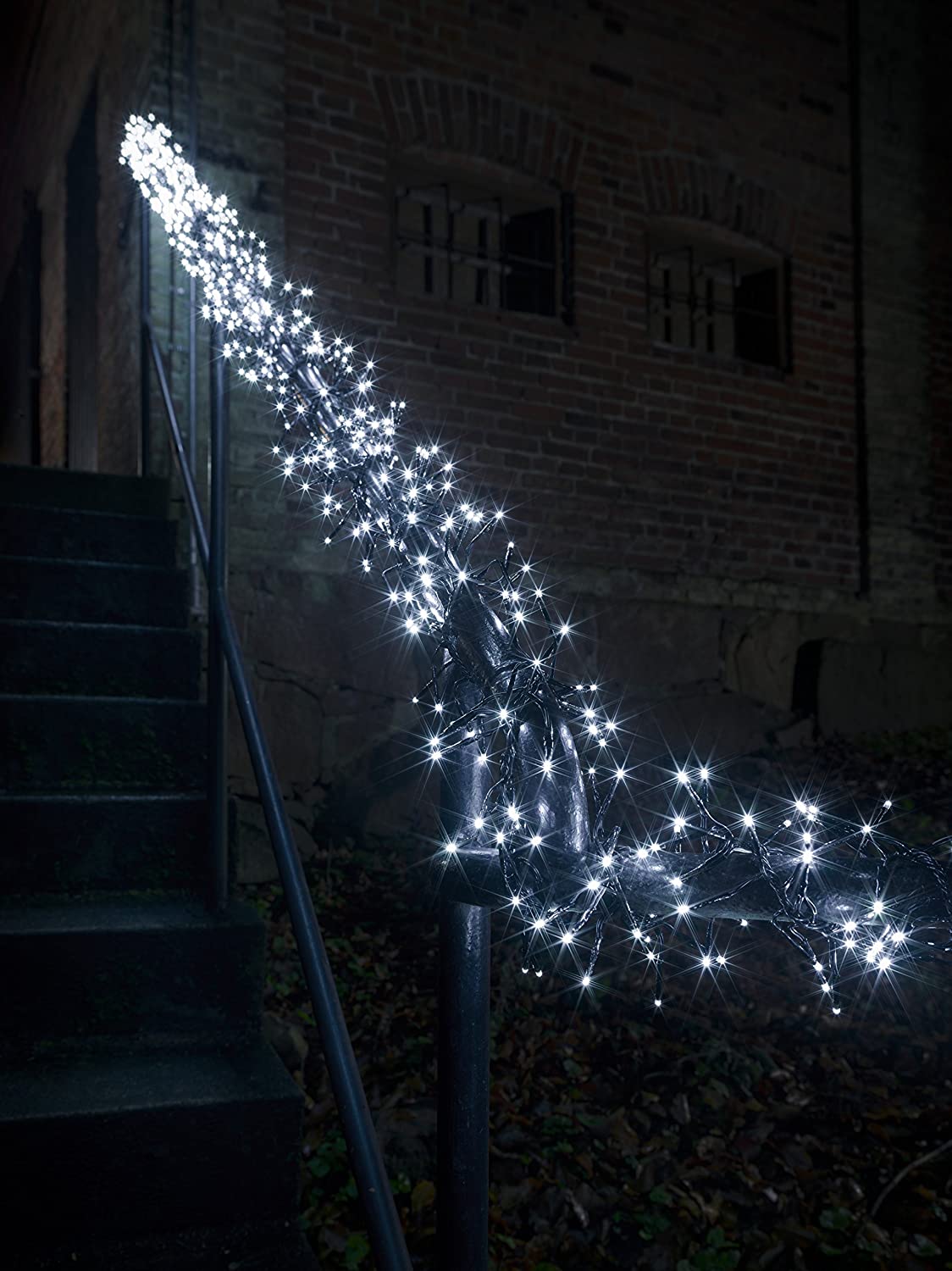 Konstsmide LED Cluster Christmas Outdoor Lights / Fairy Lights / 8 Functions - Image 3