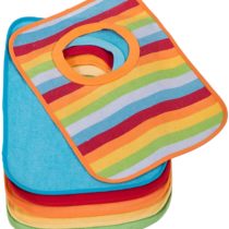 Bieco Slip On Baby Bib with Film Rear Side Pack of Six