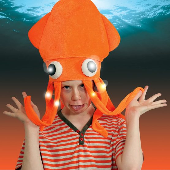 The Glow Company Light Up Flashing Squid Hat (1 Pack) - Image 3