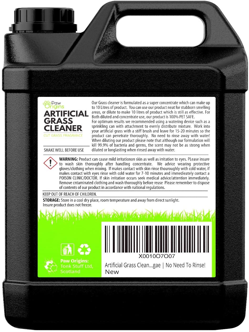 Artificial Grass Cleaner For Dogs & Pet Friendly 3 In 1 Super