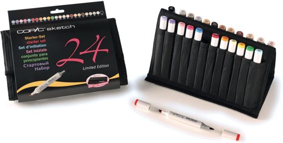 Copic Sketch 24 Piece Starter Wallet, Black 21075424 - Image 2