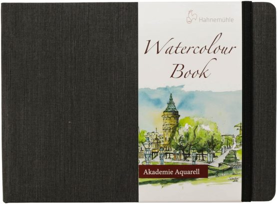 Hahnemuhle 10628811 Watercolour Book - A5 200 gsm 30 Sheets - Landscape, White