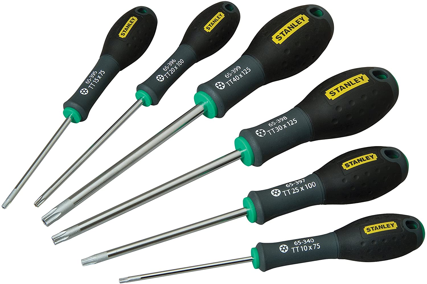 STANLEY FATMAX 6 Piece Tamperproof Torx Set, Multi-colour
