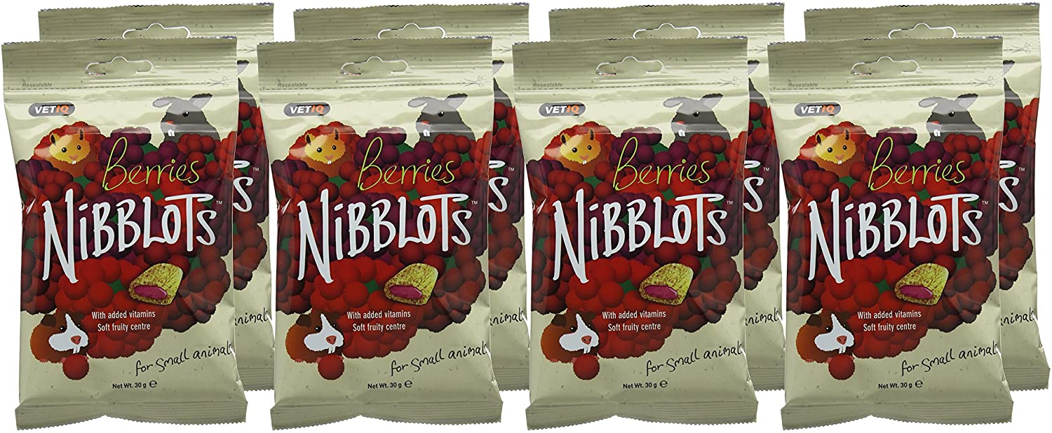 VETIQ Berries Nibblots for Small Animals Tasty Treats Made with Added Vitamins & a Soft Creamy Centre - Image 4