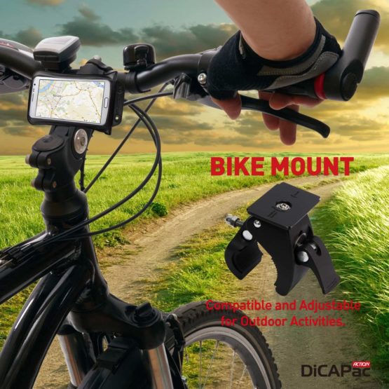 Dicapac Action DP-1B Bicycle Bracket - Mount your smartphone for biking - Image 2