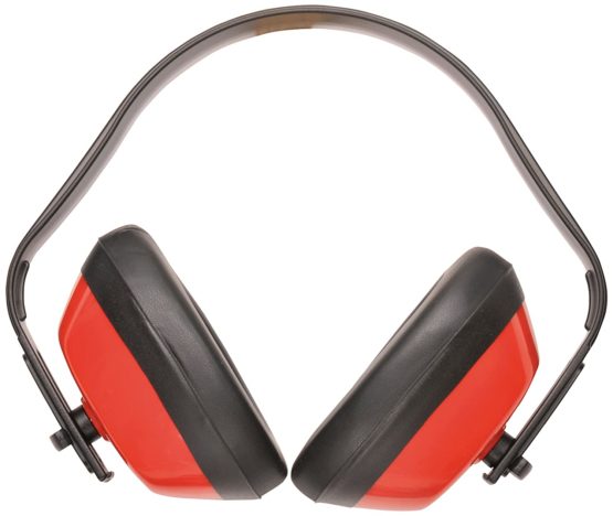 Portwest Classic Ear Protector, Colour: Red, PW40RER