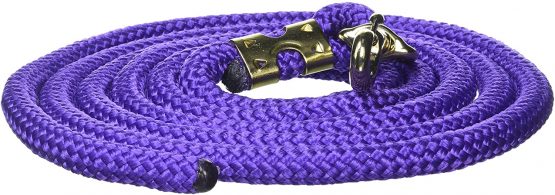 William Hunter Equestrian Hy Platied Lead Rope - 3m - purple