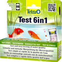 Tetra Pond Test 6-in-1 Strip, to Test 6 Essential Water Quality Parameters in Less Than 60 Seconds (25 Strips)