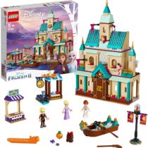 LEGO 41167 Disney Frozen II Arendelle Castle Village with Princess' Anna and Elsa plus Kristoff Mini dolls, Princess' Castle, Market and Rowing Boat, Cat and 2 Birds, Toy Set for Girls and Boys 5+