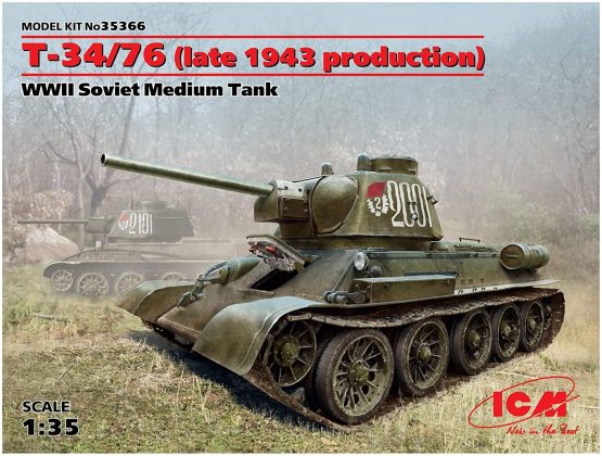 ICM ICM35366 1:35-34/76 Late 1943 Production