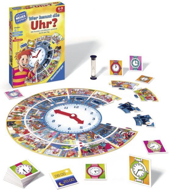 Ravensburger 24995 - Who knows the watch? - Play and Learn for Children, Educational Game for Children from 6-9 Years, Playing New Learning for 1-4 Players - Image 2