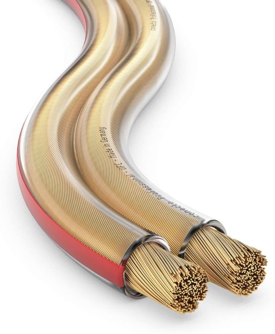 conecto OFC Professional Audio Speaker Cable, Cross Section 2 x 1.50mm² (99.9% OFC Full Copper 48 x 0.20 mm Wire) - Image 2