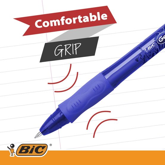 BIC Gel-ocity Illusion Erasable Pens Medium Tip (0.7 mm) Assorted Colours Metal Gift Box of 8 - Image 4