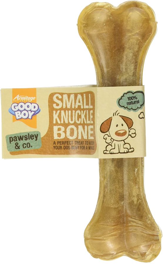 Good Boy - Small Rawhide Knuckle Bones - Dog Chews - Made From 100 Percent Natural Hide - Pack of 10 - Dog Treats Natural