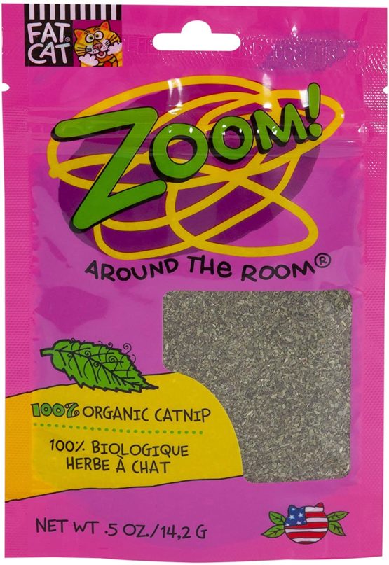 Petmate Fat Cat Zoom Around The Room Organic Catnip