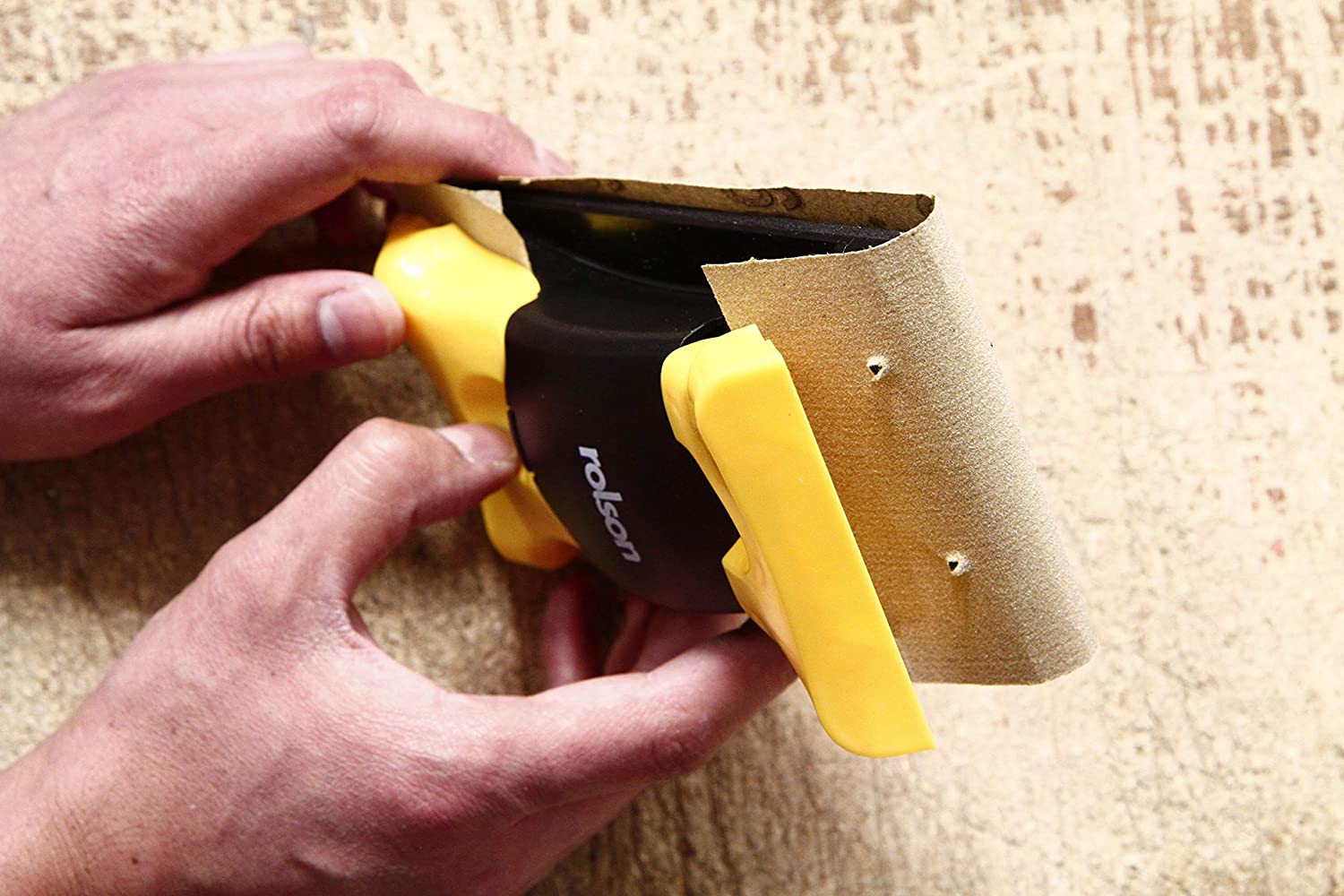 Rolson 24447 1/3 Sheet Hand Sander, Multicoloured - Image 4