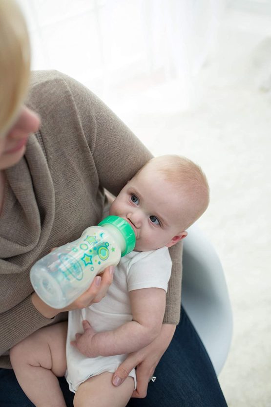Dr. Brown’s Natural Flow® Options+™ Sippy Bottle Starter Kit, Wide-Neck, 9 oz/270 ml - Pink Hearts - Image 4