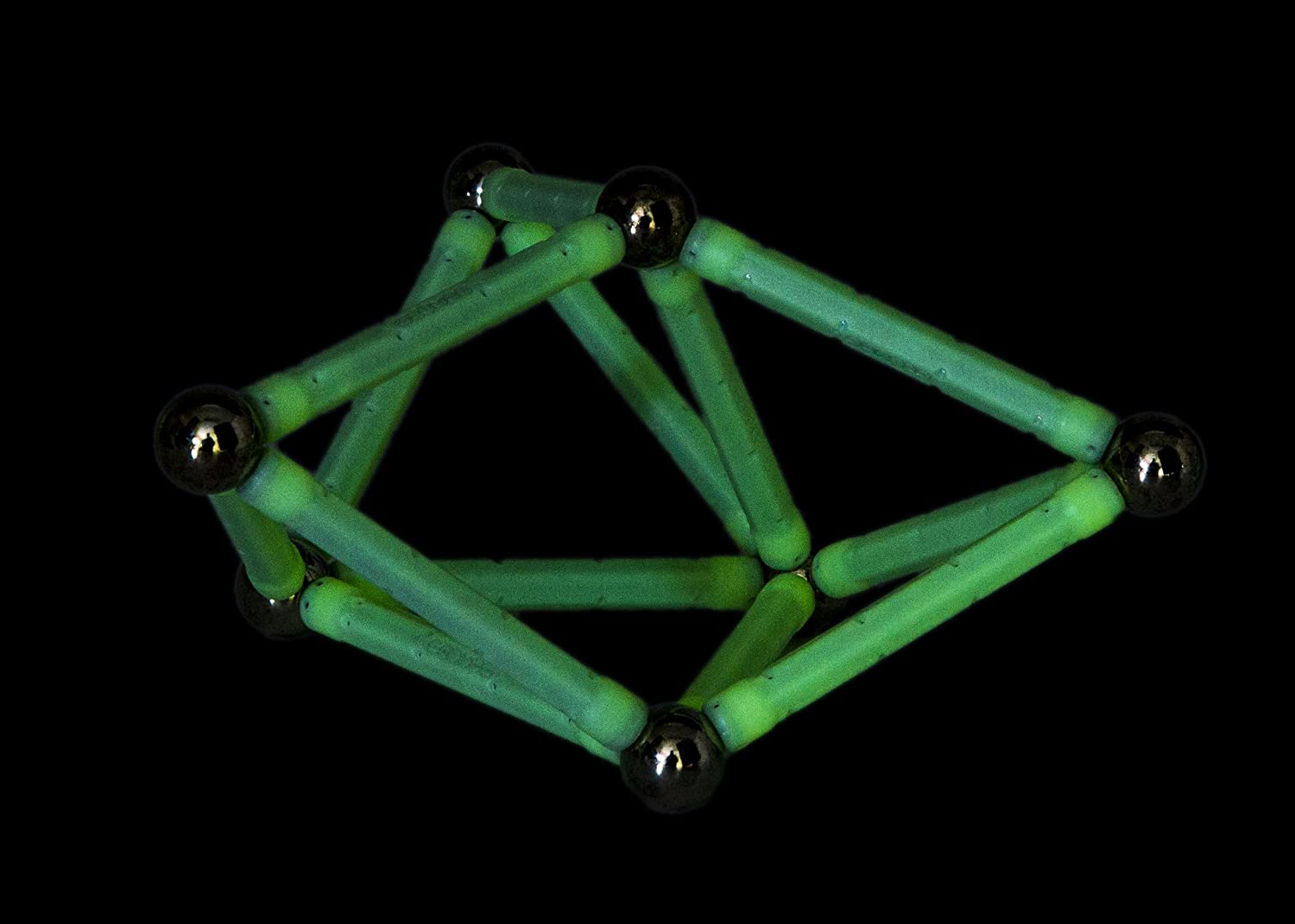 Geomag Classic Glow 335, 30 Pieces - Educational Building Set including Magnetic rods, multicolor - Image 2