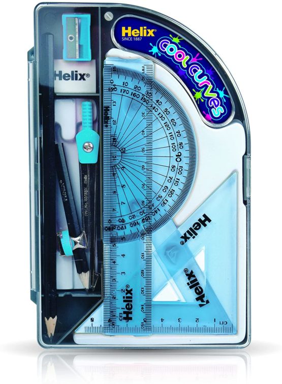 Helix Cool Curves Maths Set (Assorted Colours) - Image 2