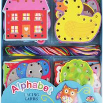 Barney & Buddy BA020 Alphabet Lacing Card Set