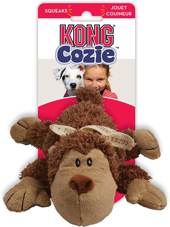 KONG Cozie Naturals Dog Toy, Small (Assorted Characters) - Image 2