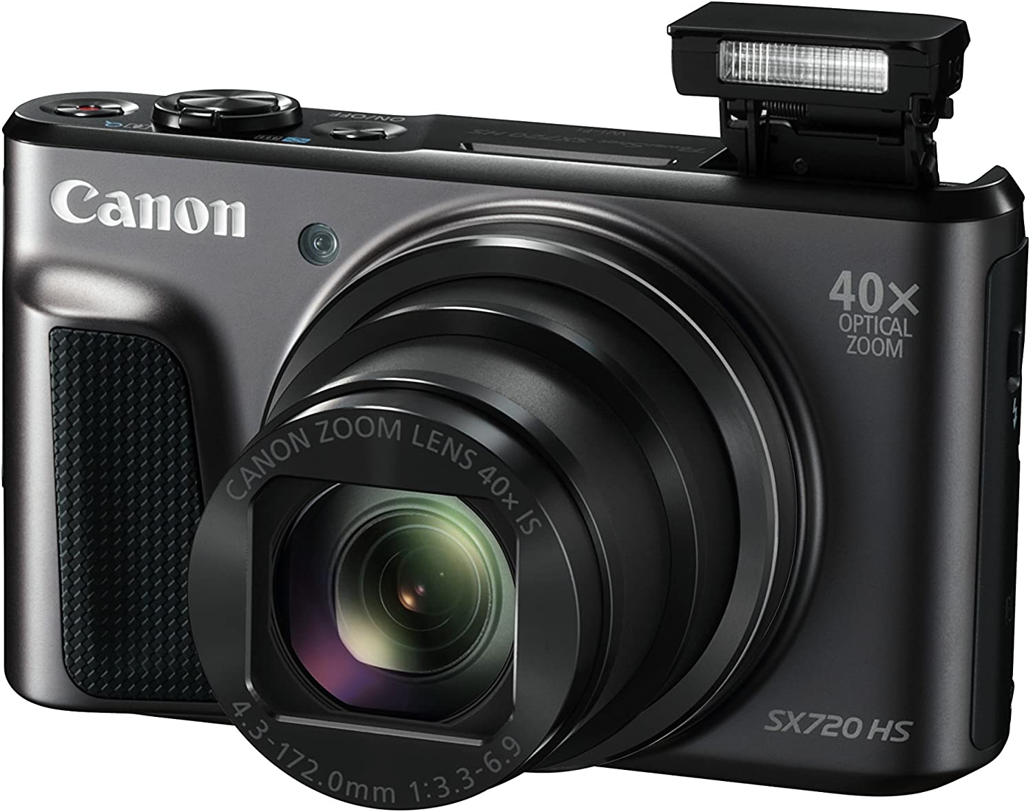 Canon PowerShot SX720 HS Digital Camera - Black (20.3 MP) - Image 4