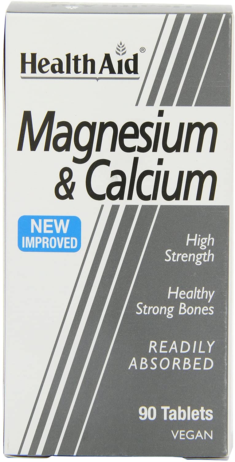 HealthAid Magnesium & Calcium - 90 Tablets, 90 count (Pack of 1) - Image 3