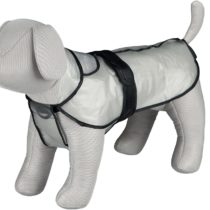 Trixie Tarbes Dog Raincoat, 46 cm, Transparent/Black Bordered