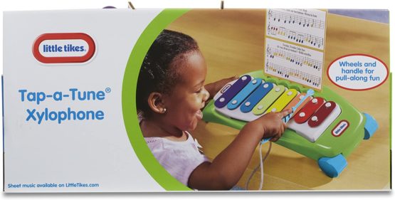 Little Tikes Tap-A-Tune Xylophone- Plays Any Tune - Ideal First Instrument - Doubles As Pull Toy - Promotes Hand-Eye Coordination & Fine Motor Skills - Image 4