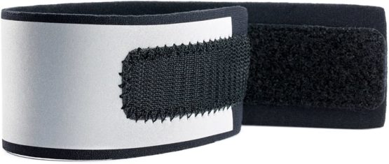 Leg Shield Reflective Ankle Bands - Very Large Reflective Surface Area - Bright, Comfortable, Neoprene - Straps for Biking, Running, Walking - Protects Cyclist's Pants from Chain - Image 4