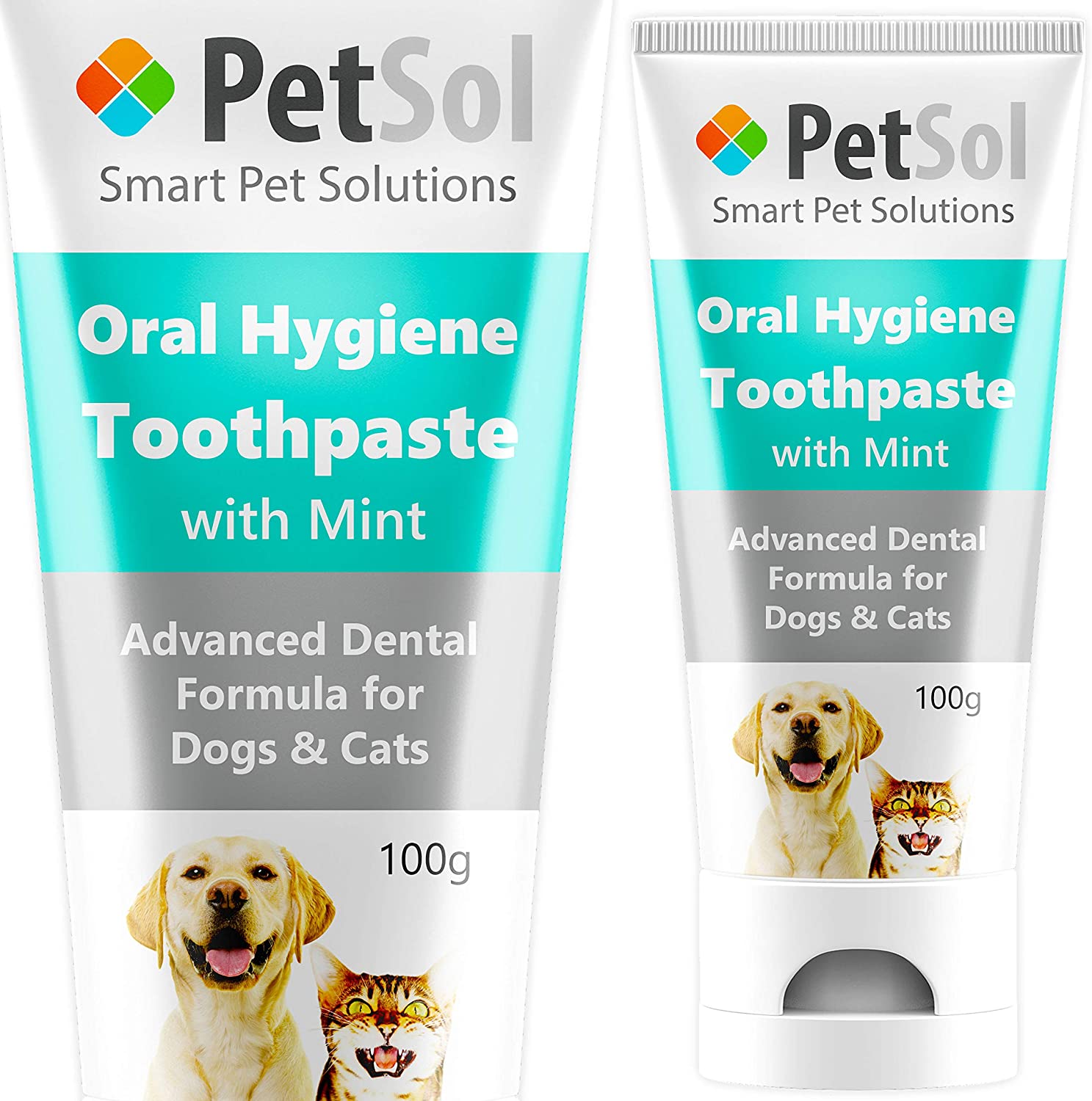 PetSol Toothpaste For Dogs & Cats (100g) Improve Gum, Tooth Health