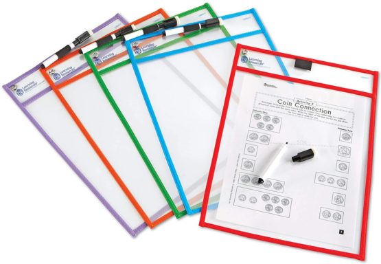 Learning Resources Wipe Clean Pockets - Image 3