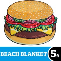 BigMouth Inc Gigantic Burger Beach Blanket