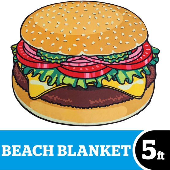 BigMouth Inc Gigantic Burger Beach Blanket