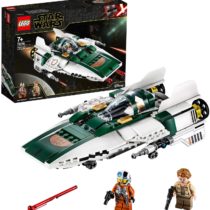 LEGO 75248 Star Wars Resistance A-Wing Starfighter Battle Starship Building Set, The Rise of Skywalker Movie Collection