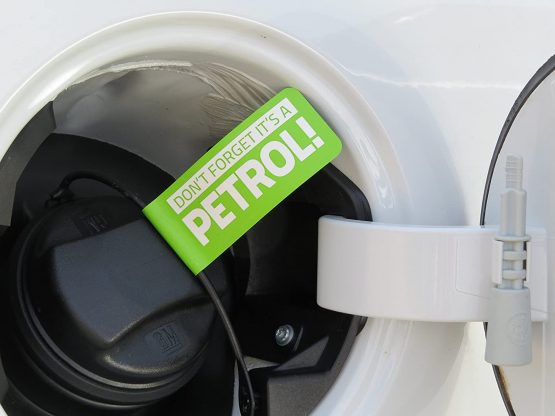 3 PETROL ONLY Engine and 3 DIESEL ONLY Engine Fuel Reminder Stickers to Label your Car Van Coach Lorry Motorbike Vehicle 28mm x 135mm - Image 2