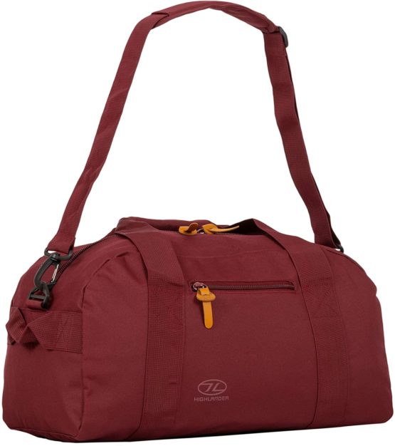 Highlander Cargo Bag 30L Durable Canvas Holdall ideal for Travel or as a Sport Duffle Bag
