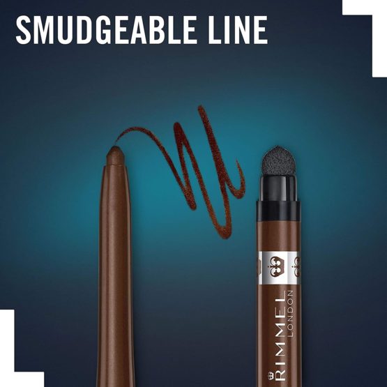 Rimmel Exaggerate Waterproof Eye Liner, Rich Brown - Image 4